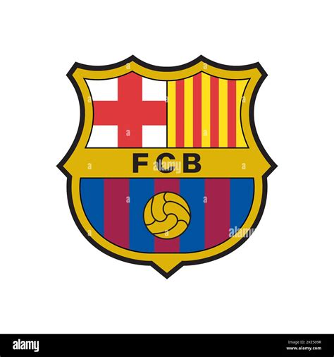 fc barcelona team stock vector images alamy