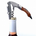 All In One Wine Bottle Opener - 2 Rosewood & Stainless Steel - Barware Gear