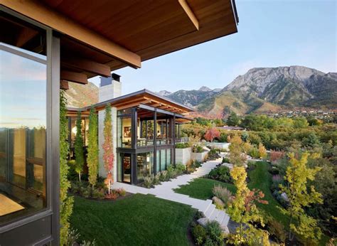 A Modern Pavilion House With Astounding Views Of The Wasatch Mountains