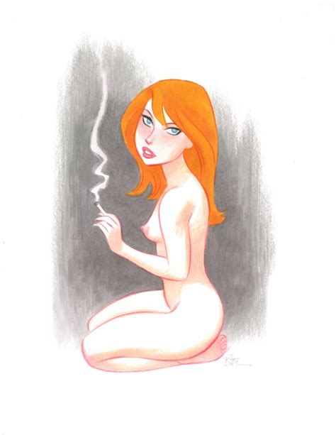 Naughty Nice Redhead Nude By Bruce Timm Flesk Publications In