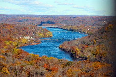 Fall Foliage along the Delaware River, Pennsylvania Photograph - Linda ...