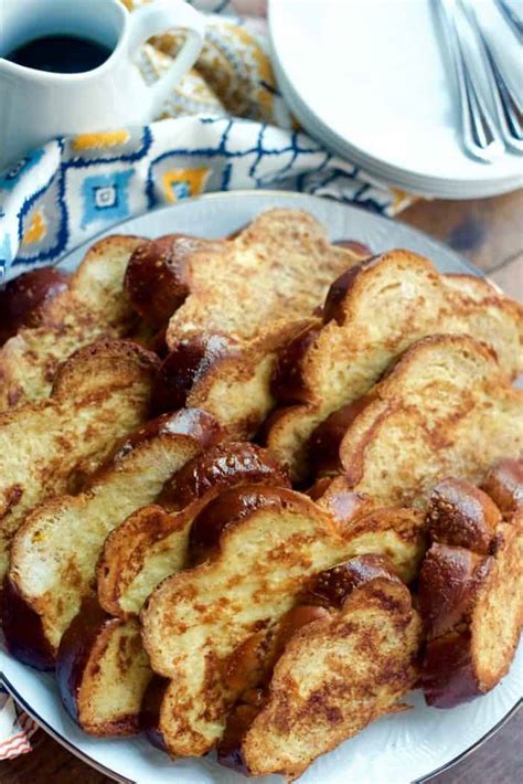 Challah French Toast Breakfast Recipe Reluctant Entertainer