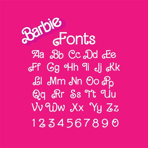Retro Barbie Font Letters Svg Cricut Cut File S To S Etsy