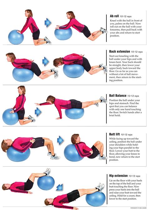 Exercise With Stability Ball Fitness Pinterest Stability Ball