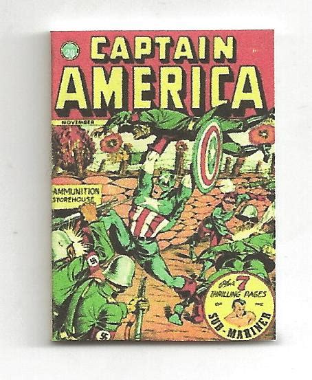 16 Scale Wwii Us Comic Book Captain America Nov 1942 One Sixth