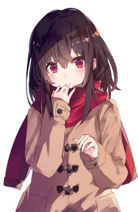 Girls In Scarfs Are Adorable Original Rawwnime