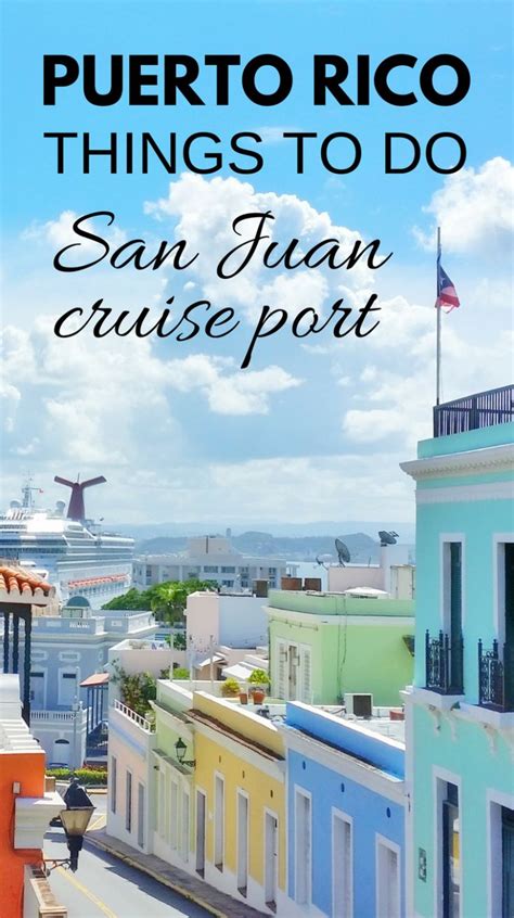 Colorful Buildings With The Words Puerto Rico Things To Do San Juan