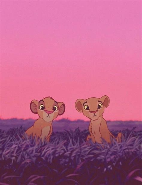Nala And Simba Niedliche Hintergrundbilder Disney Bilder Einfache