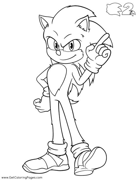 Sonic The Hedgehog 2 Coloring Page Page For Kids And Adults Coloring Home
