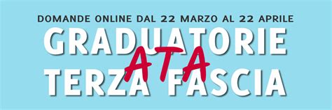 Graduatorie Terza Fascia Ata 2021 Banner Cgil Forli