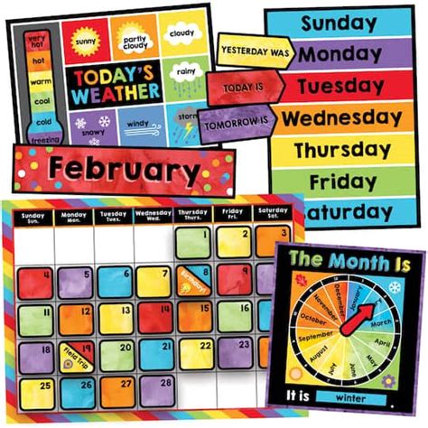 Carson Dellosa Celebrate Learning Calendar Bulletin Board Set
