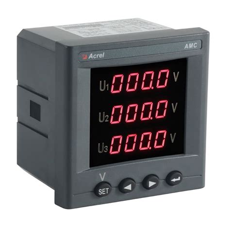 Amcl Av3 Three Phase Voltage Meter Acrel Co Ltd