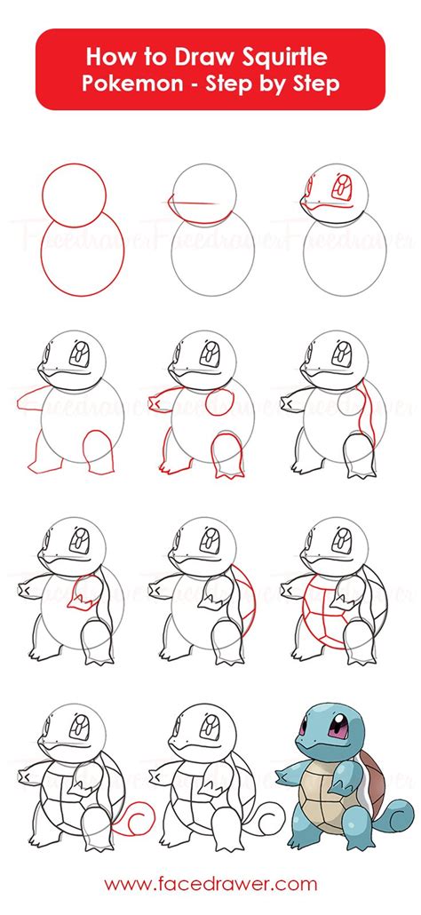 Found 911 free pokemon drawing tutorials which can be drawn using pencil, market, photoshop, illustrator just follow step by step directions. You like the cute Squirtle Pokemon? Learn how to draw ...