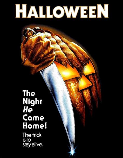 halloween 1978 movie poster and book cover halloween horror movies horror posters