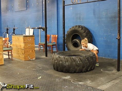 Tire Flip Crossfit Exercise Guide With Photos And Instructions