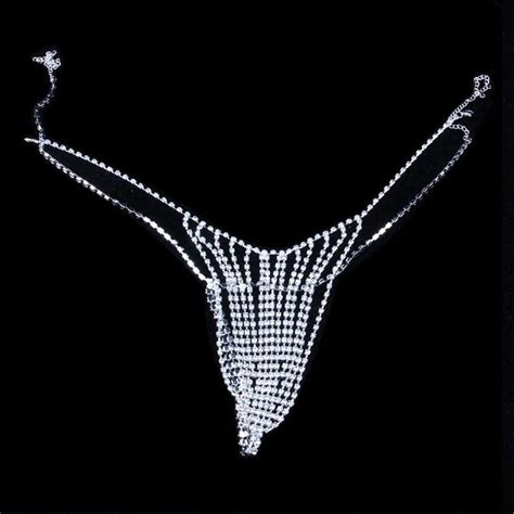 Rhinestone Sexy Belly Chain Sexy Body Jewelry For Bikini And Thong From
