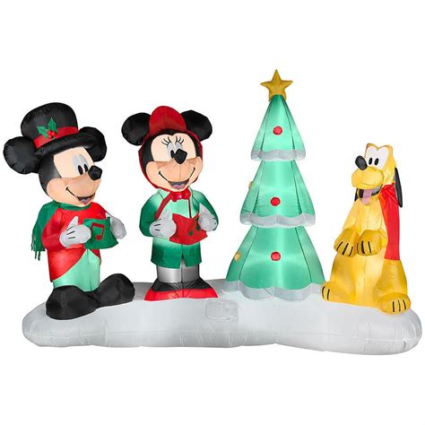 Mickey Mouse And Friends Outdoor Christmas Inflatables Christmas Wikii