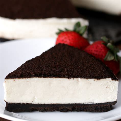 This recipe calls for baking a 9 inch cake for 30. No-Bake Cookies and Cream Cheesecake Recipe by Tasty