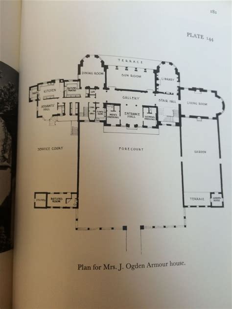 Pin By Fblnd Fb On David Adler Armour Architectural Floor Plans