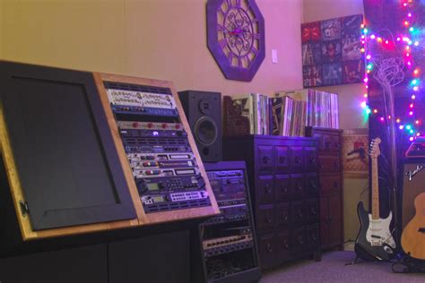 Recording Studio Rack | Recording studio desk, Recording studio, Studio desk