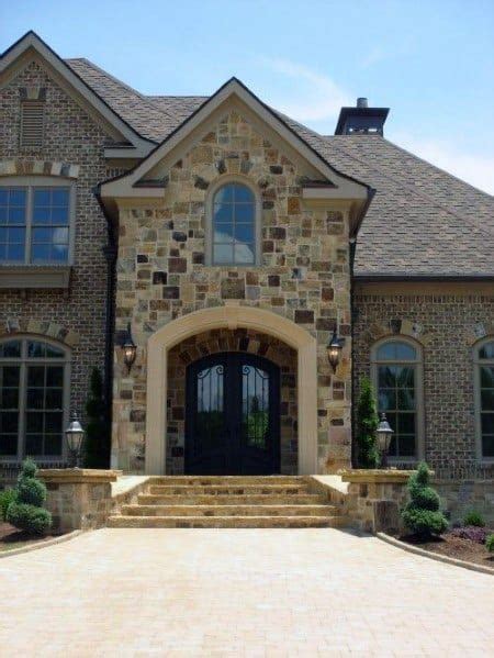 Top 50 Best Brick And Stone Exterior Ideas Cladding Designs