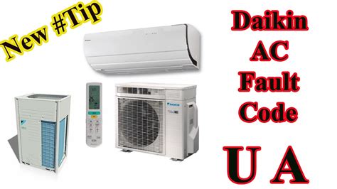 How To Solve Daikin Air Conditioner Error Code Ua YouTube