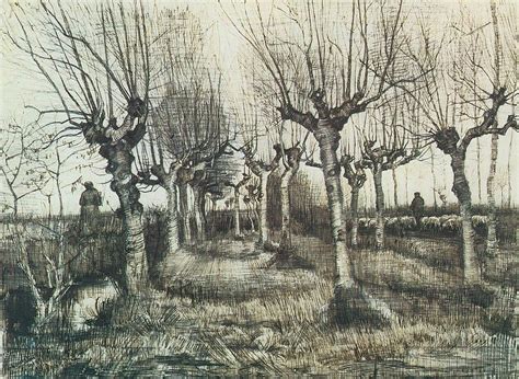 Van gogh trees in pen. The Art Room: Bare Trees: Vincent van Gogh | Van gogh ...