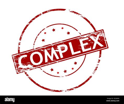 Rubber Stamp With Word Complex Inside Vector Illustration Stock Photo