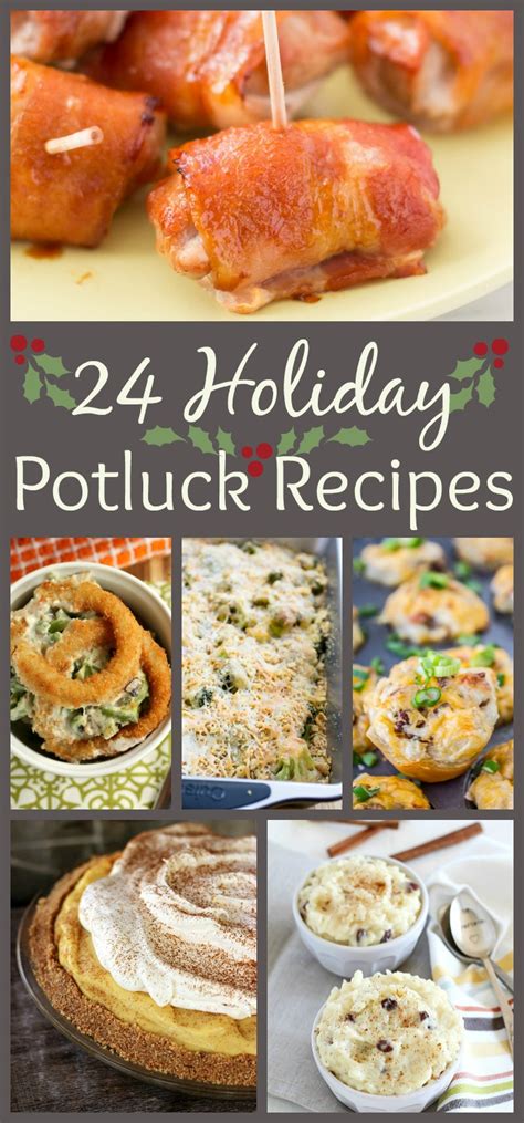 21 perfect christmas dinner recipe ideas from appetizers to desserts. 24 Holiday Potluck Recipes to Wow the Crowd! - The Weary Chef