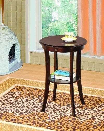 Coaster 900966 Round Accent Table Cappuccino By Coaster Home