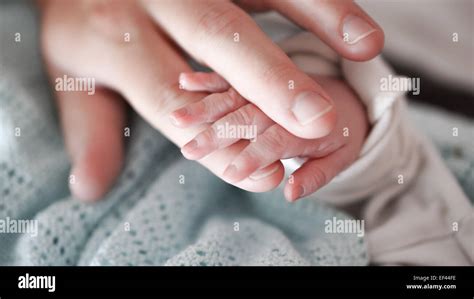 New Born Baby Hand Stock Photo Alamy