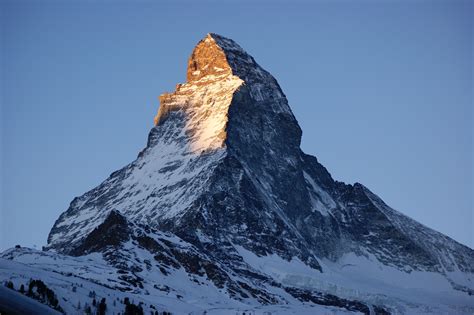 The Matterhorn Between Italy And Switzerland Is Considered One Of The