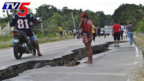 major earthquake strikes central philippines tv5 youtube
