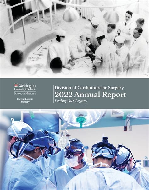 Washington University Division Of Cardiothoracic Surgery Annual Report 2022 Washington