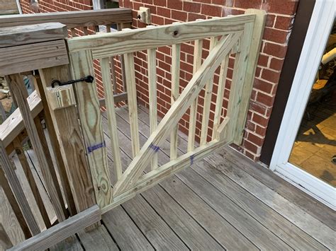 How To Add A Diy Gate To A Deck For A Dog Myfixituplife
