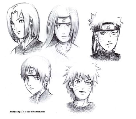 Naruto Characters By Rockyliang123sasuke On Deviantart