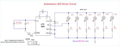 Led flasher circuit diagram with luxeon v. Automotive LED Driver Circuit