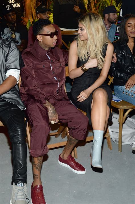 Tyga And Kylie Jenner Celebrities At New York Fashion Week September