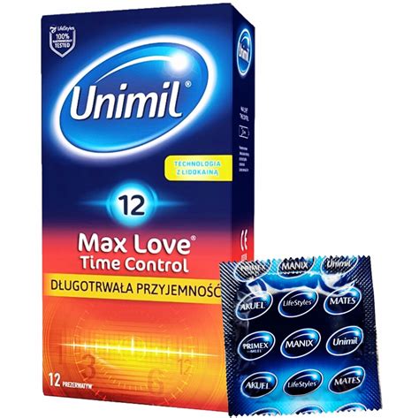 unimil max love opóźniające wydłużają sex 12 szt 13600369572 allegro pl