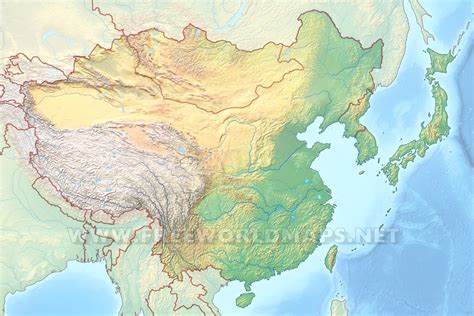 George Eliot Imperialismus Pocit East Asia Physical Map Obchod S Potravinami Podlaha Bloudit