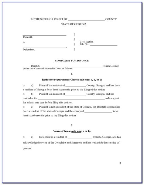 Printable Fake Divorce Papers Customize And Print