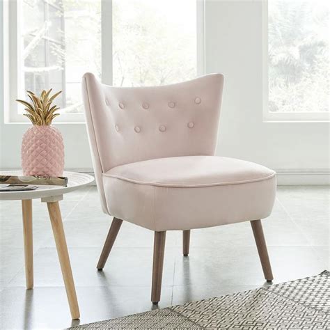 Pin By Forallthingsbeautiful On Blush Velvet Accent Chair Pink