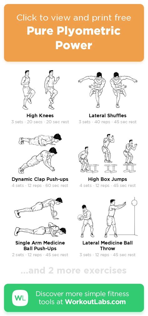 Pure Plyometric Power · Workoutlabs Fit Plyometrics Plyometric