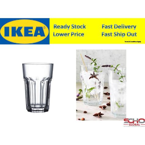 Ikea Pokal Glass Clear Glass 35 Cl 4 Piece Shopee Malaysia