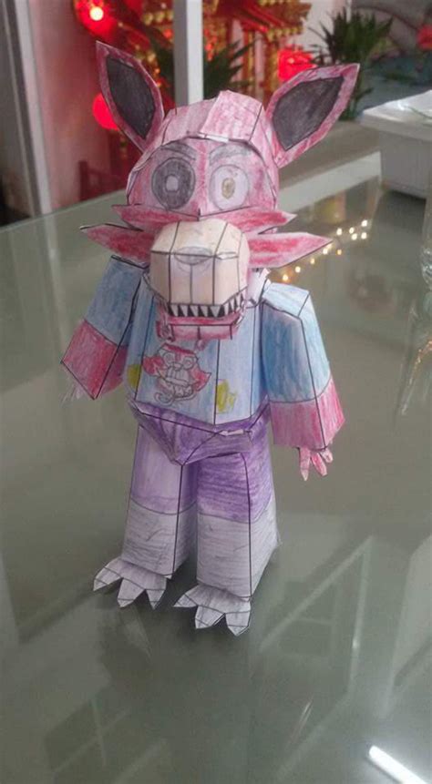 Custom Foxy Papercraft By Jackobonnie1983 On Deviantart