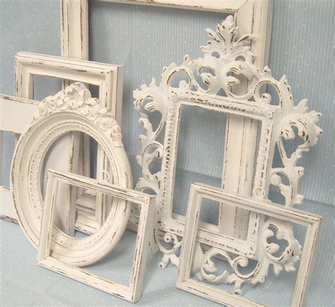 Shabby Chic Picture Frames White Ornate Collection French