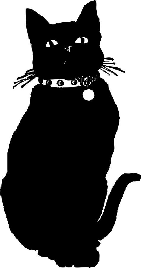 Cat Free Stock Photo Illustration Of A Black Cat 10722