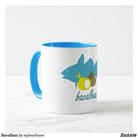 Bacalhau Mug | Zazzle.com | Mugs, Zazzle, Glassware