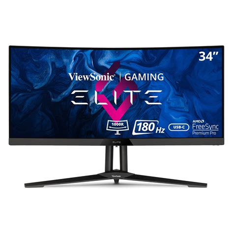 Viewsonic Elite Xg340c 2k 34 Inch 1440p Ultra Wide Qhd Curved Gaming