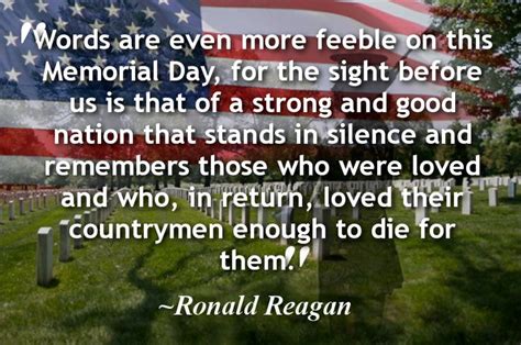 Reagan On Memorial Day Good Heart Memorial Day Reagan